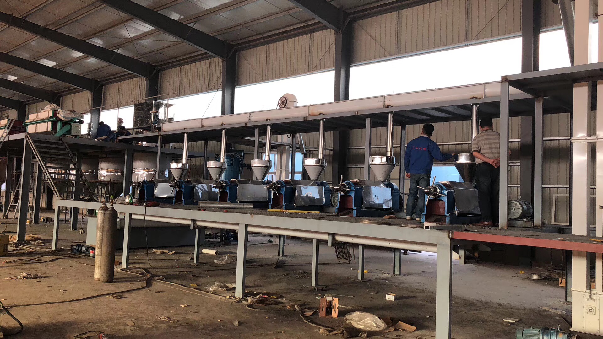 江西省吉安市万安县永德农业菜籽油加工设备完工