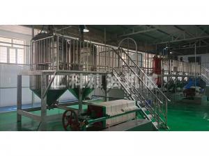 核桃油精炼脱蜡设备安装现场